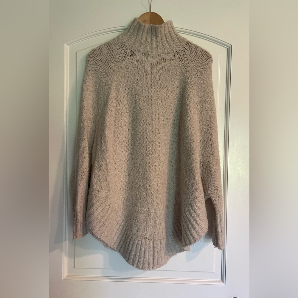 ASOS Cream Women's Poncho Oversized Sweater